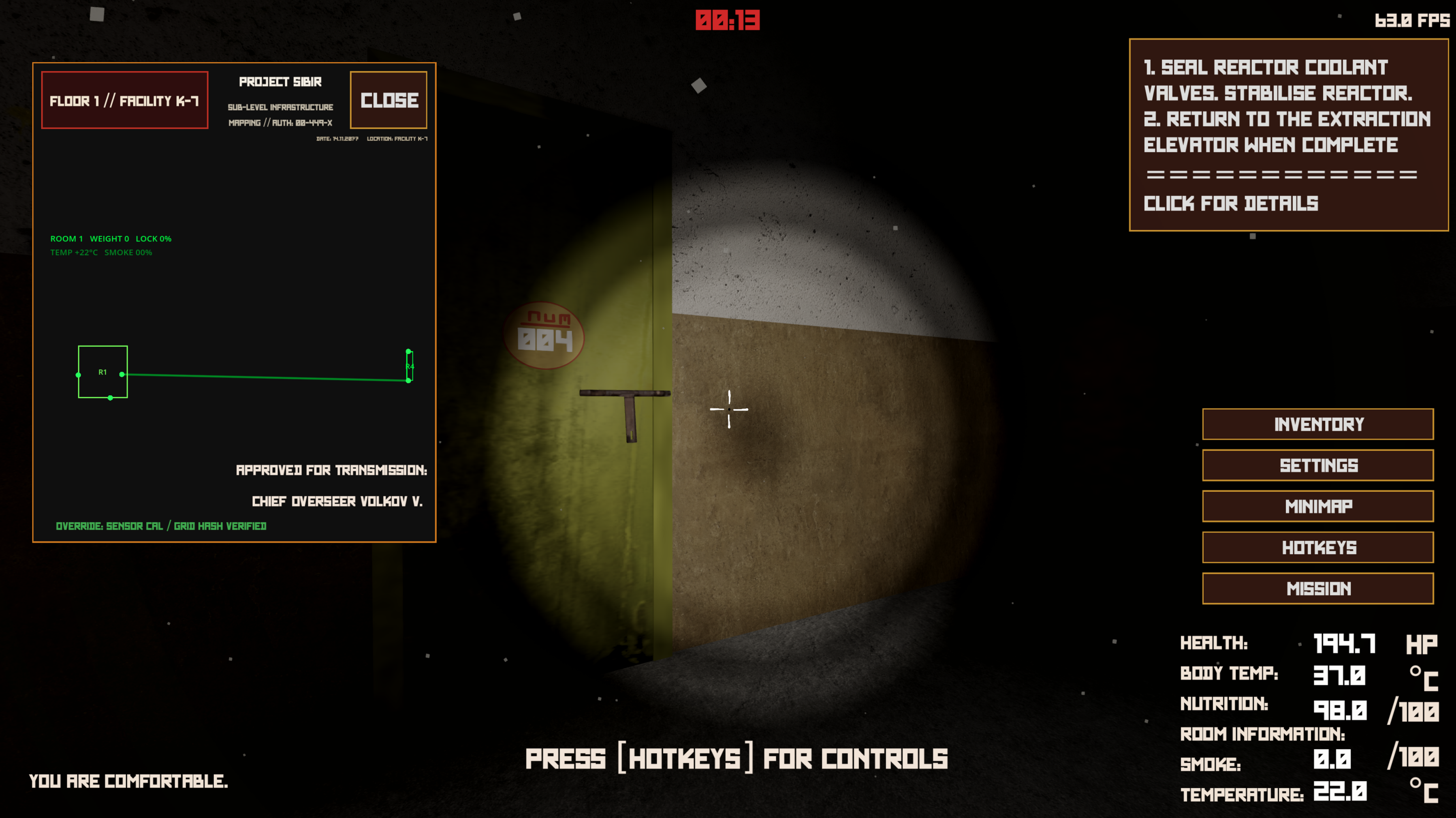 Sibir in-game screenshot
